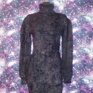 Dolls Kill Cuddle Monster Fuzzy Dress